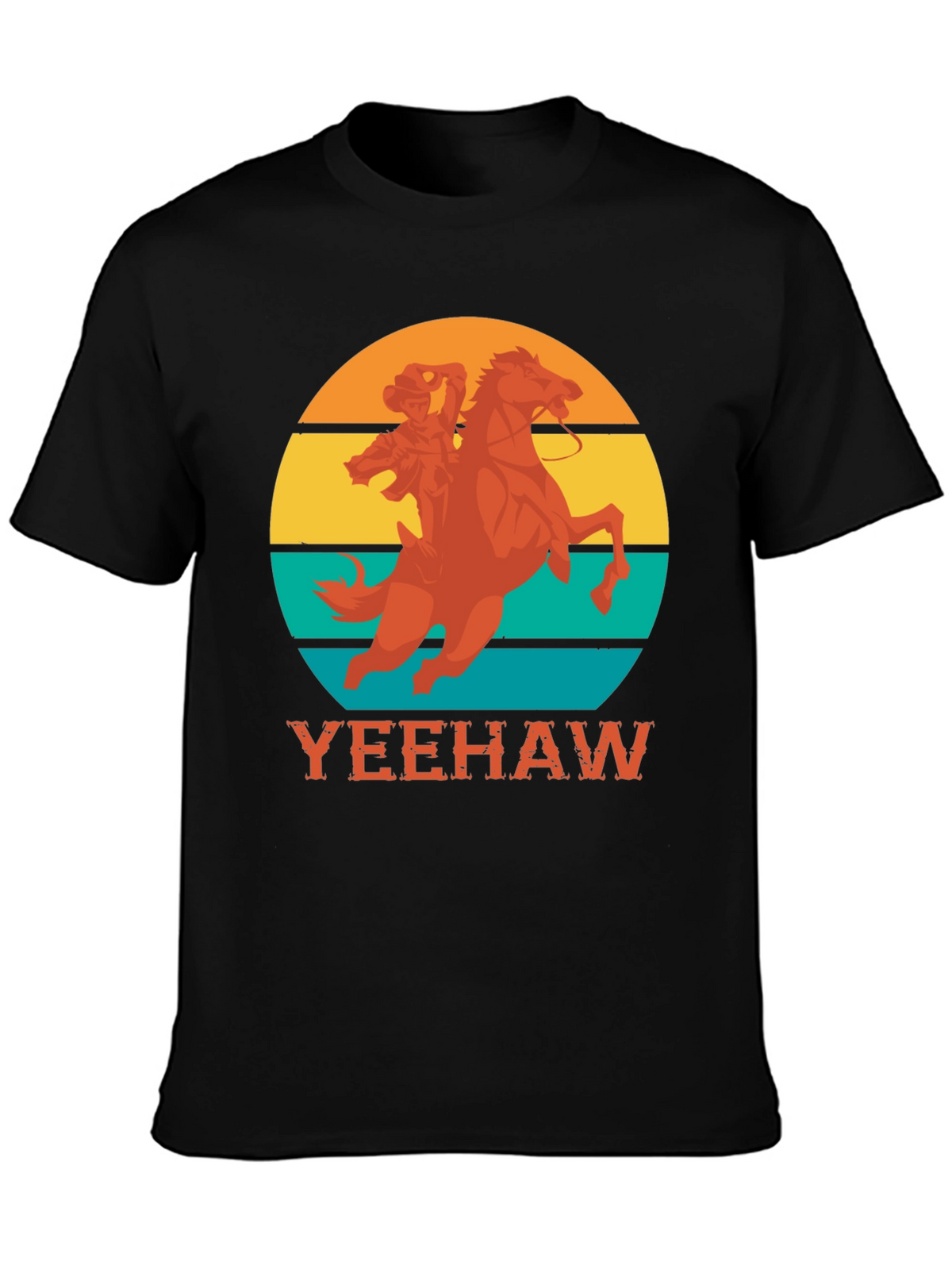 Yeehaw Cowboy Horse Graphic Tee
