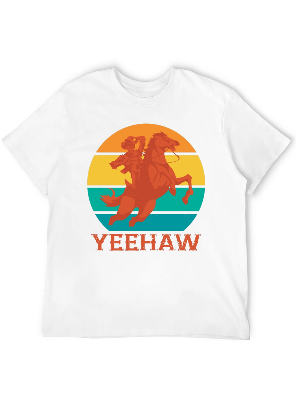 Yeehaw Cowboy Horse Graphic Tee