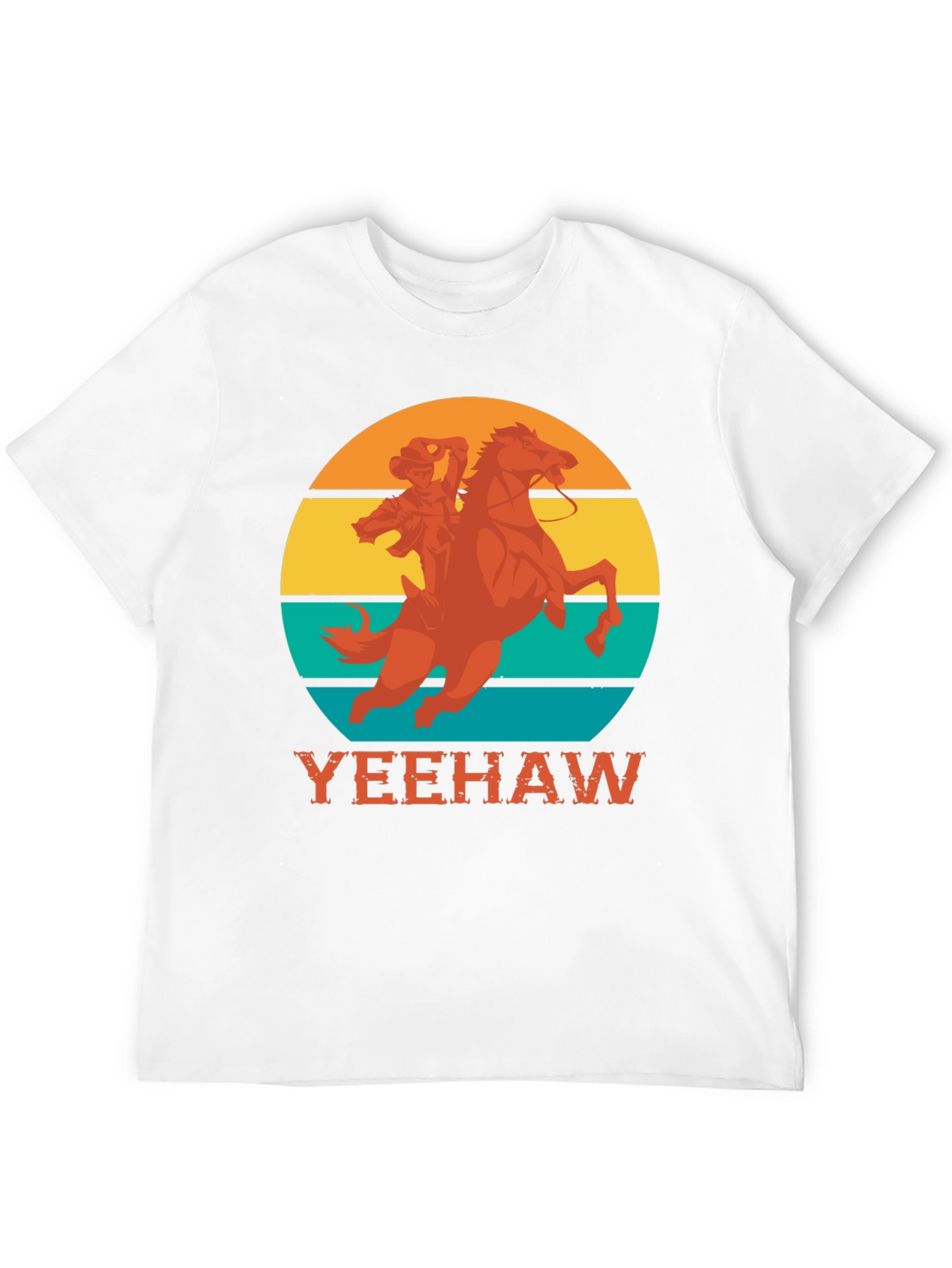 Yeehaw Cowboy Horse Graphic Tee