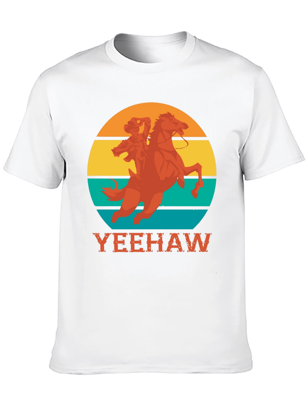 Yeehaw Cowboy Horse Graphic Tee