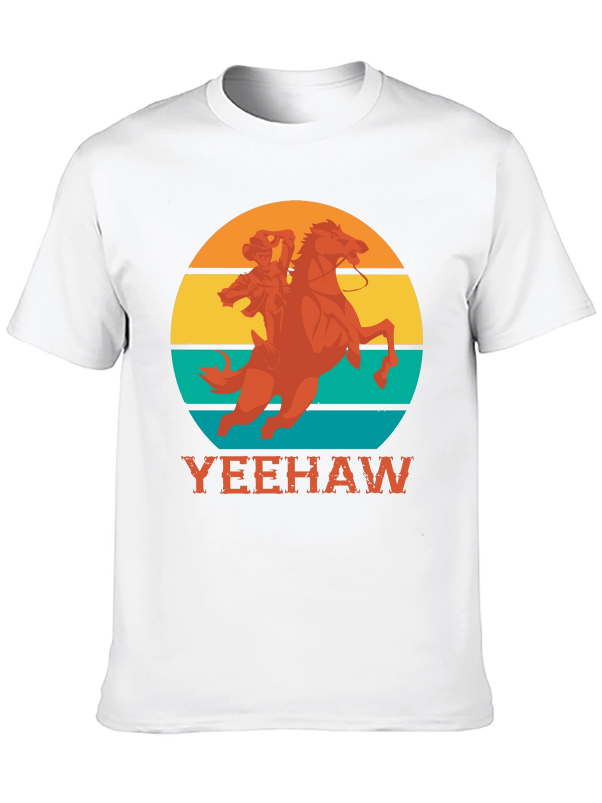Yeehaw Cowboy Horse Graphic Tee