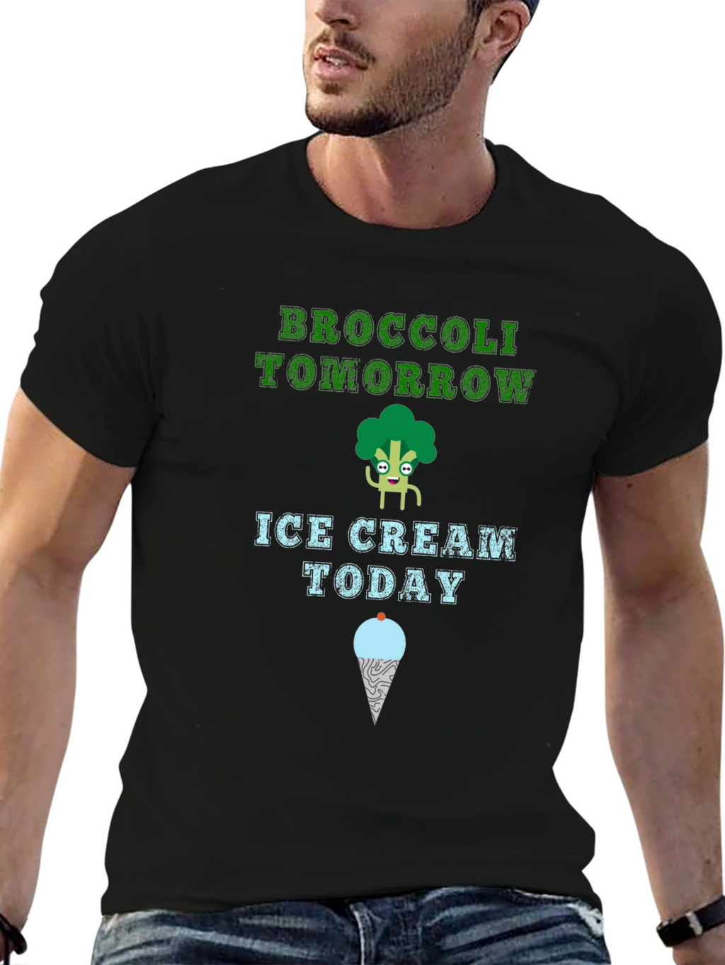 Broccoli Tomorrow Ice Cream Today T-Shirt