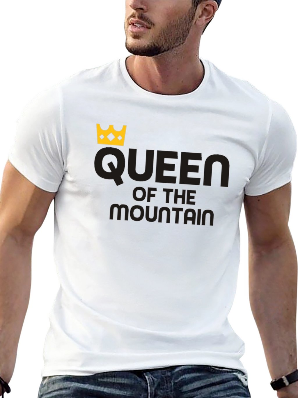 Queen of the Mountain Black T-Shirt