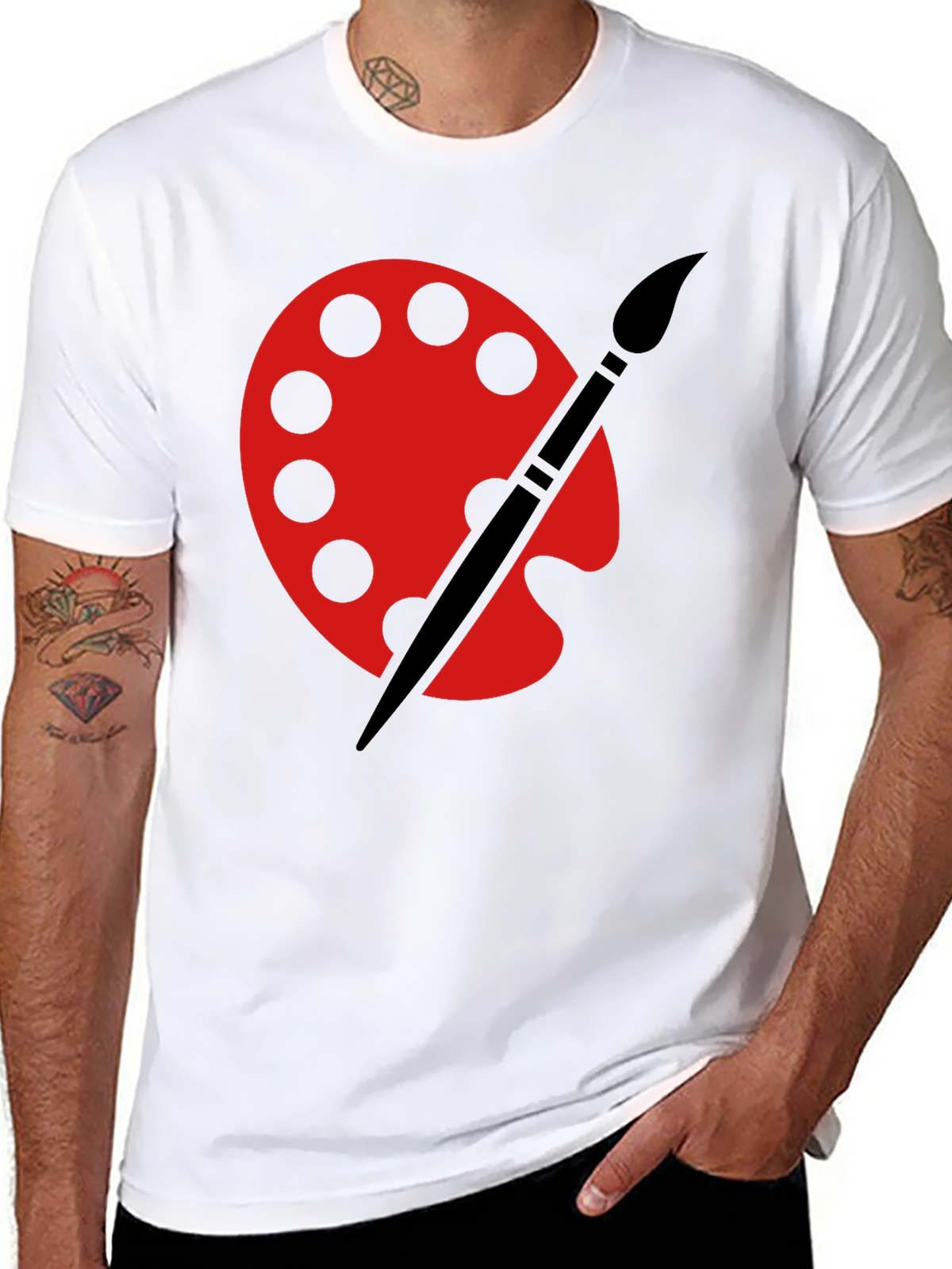 Artist Palette Graphic Tee - Painters Style