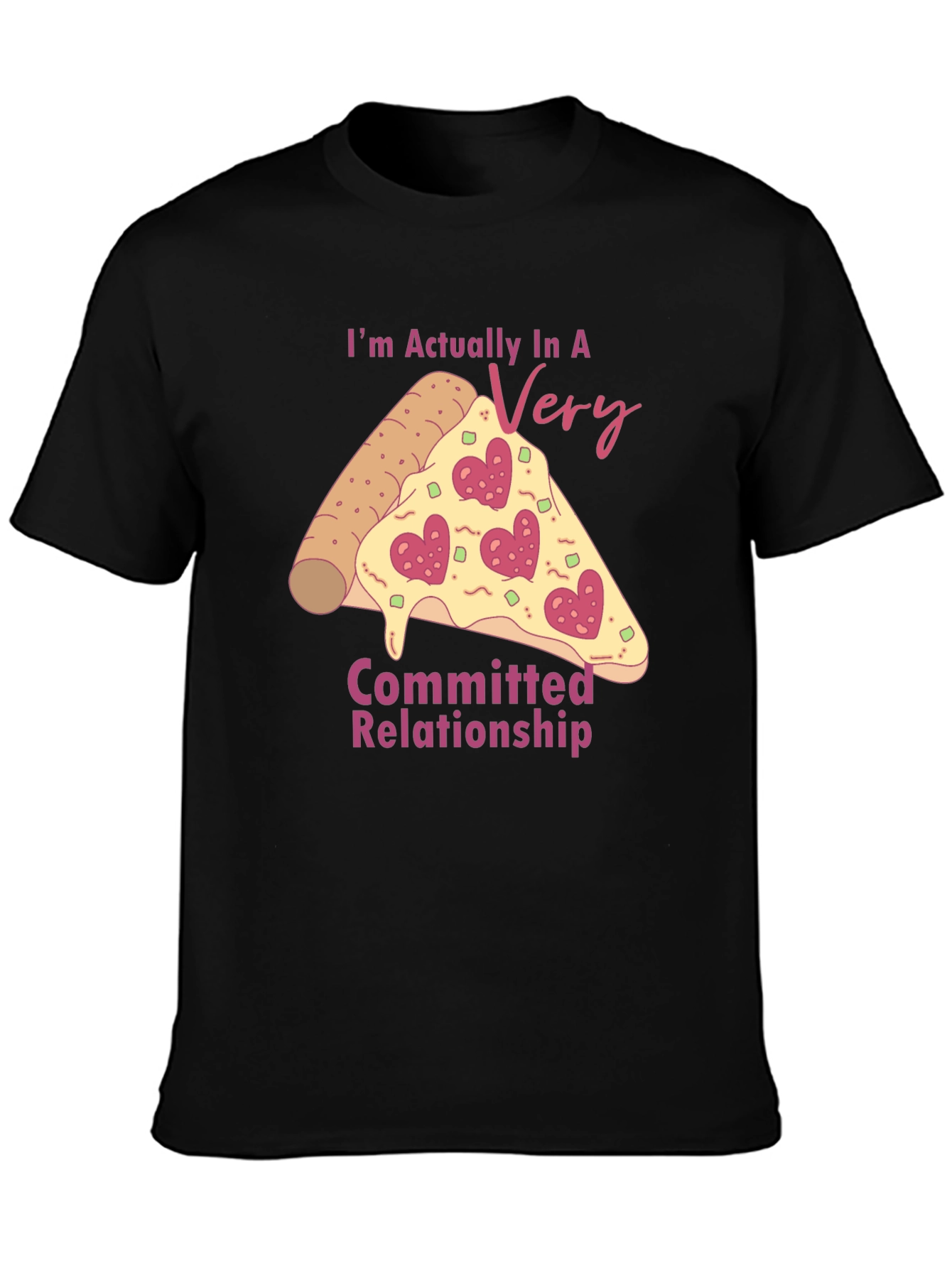 Pizza Lovers Relationship T-Shirt