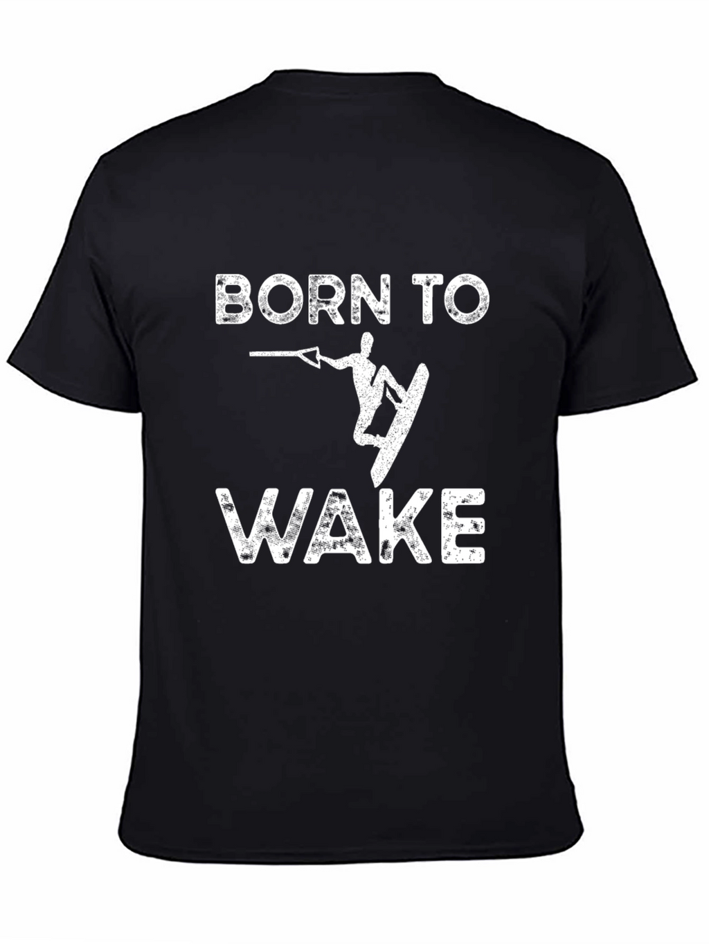 Born to Wake Black Graphic Tee