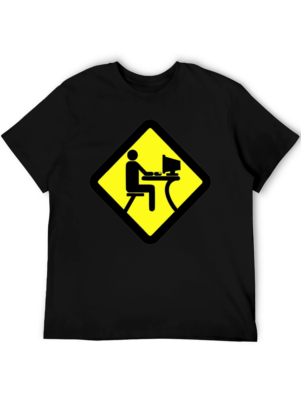 Warning: Gamer Zone - Novelty Graphic T-Shirt