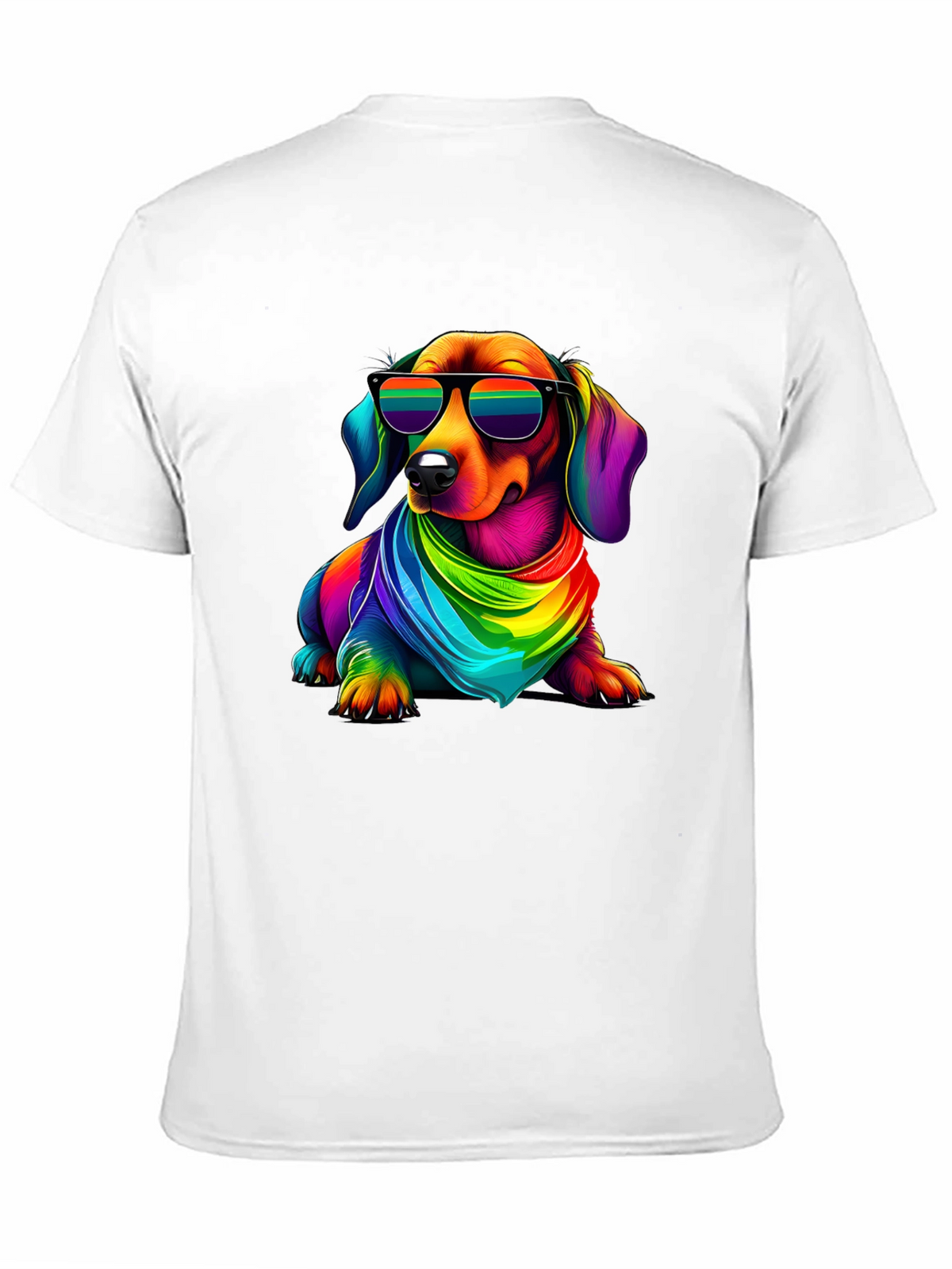 Cool Rainbow Dachshund T-Shirt