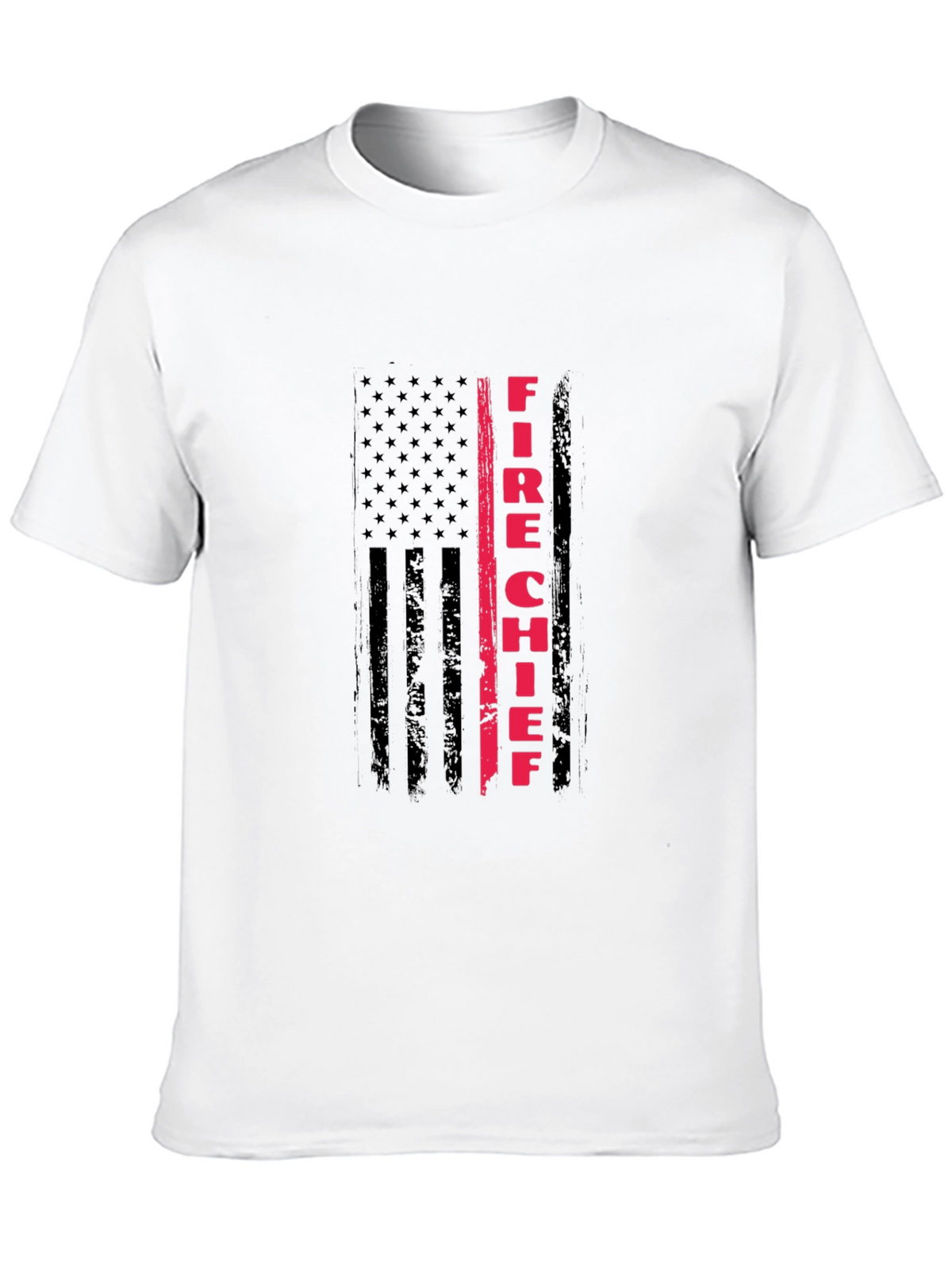 Fire Chief American Flag T-Shirt