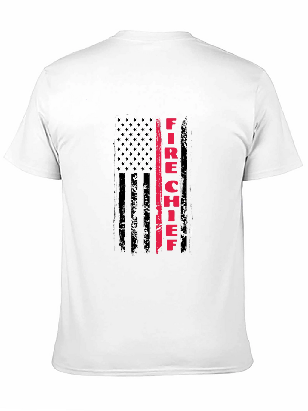 Fire Chief American Flag T-Shirt