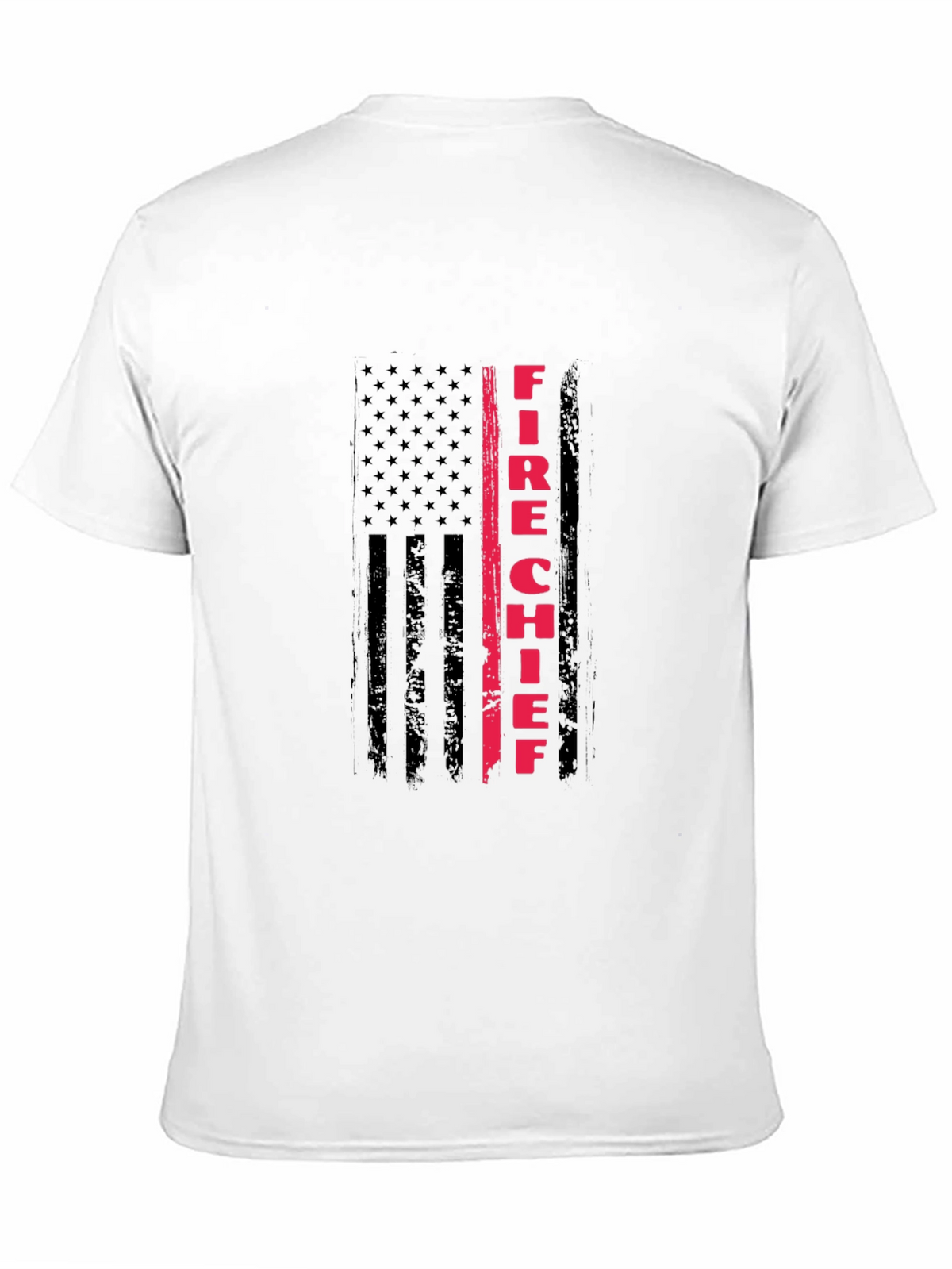 Fire Chief American Flag T-Shirt