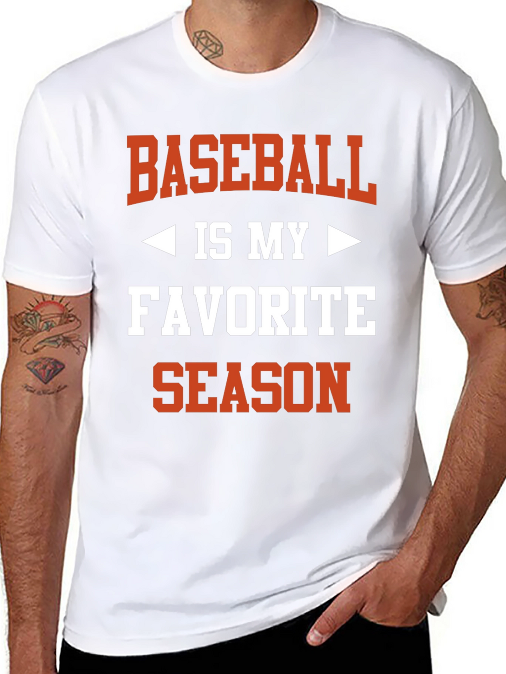 Baseball Is My Favorite Season Graphic Tee