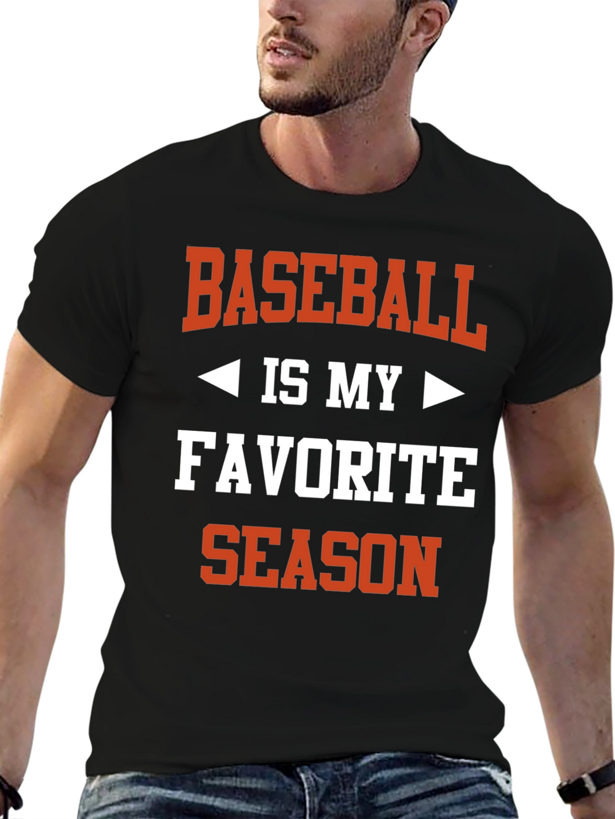 Baseball Is My Favorite Season Graphic Tee