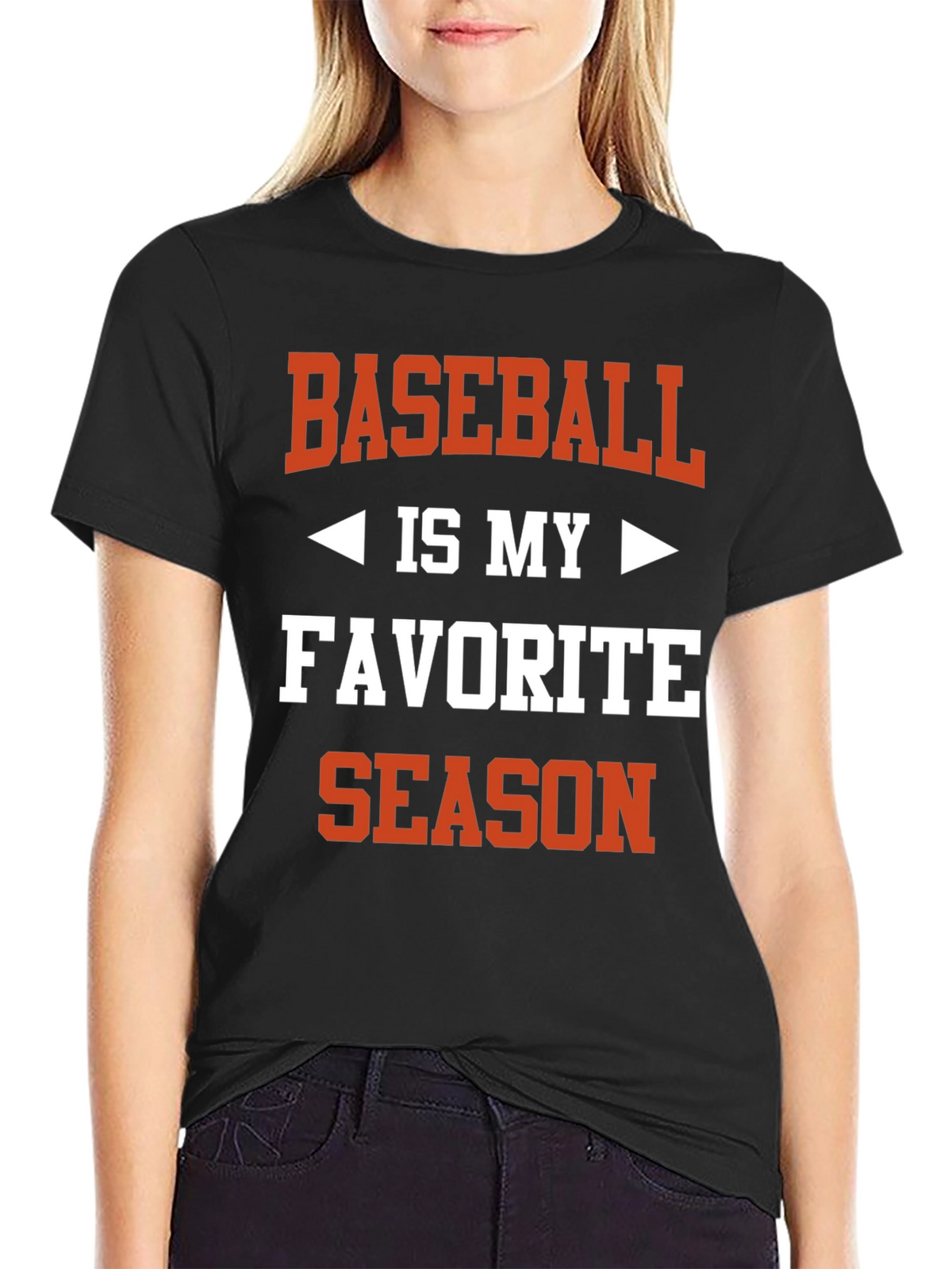 Baseball Is My Favorite Season Graphic Tee