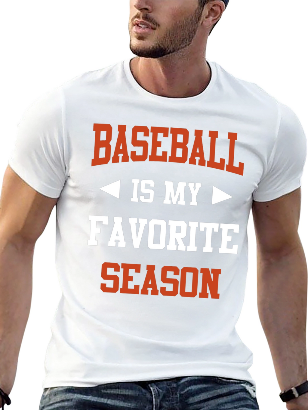 Baseball Is My Favorite Season Graphic Tee