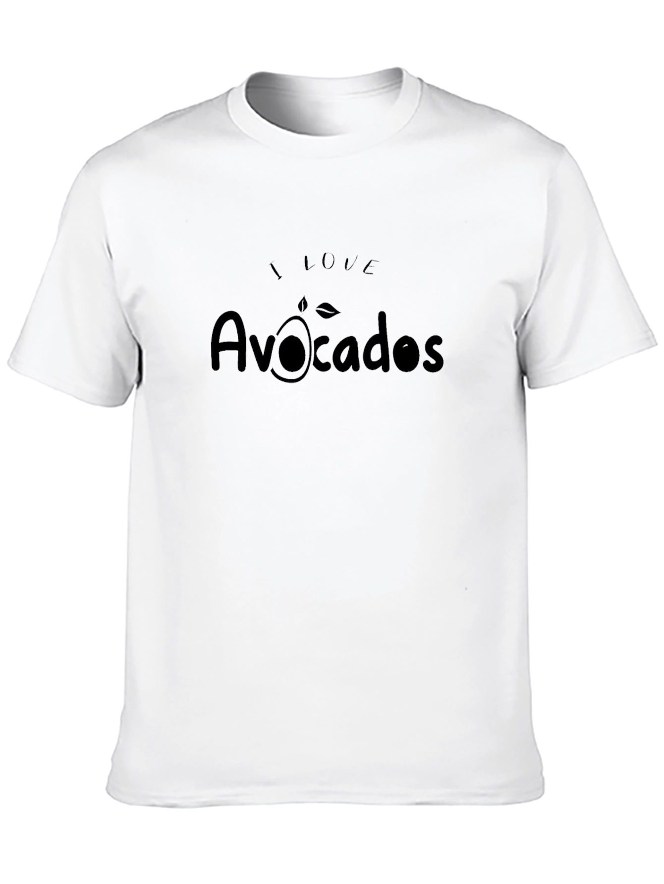 I Love Avocados Black Graphic Tee