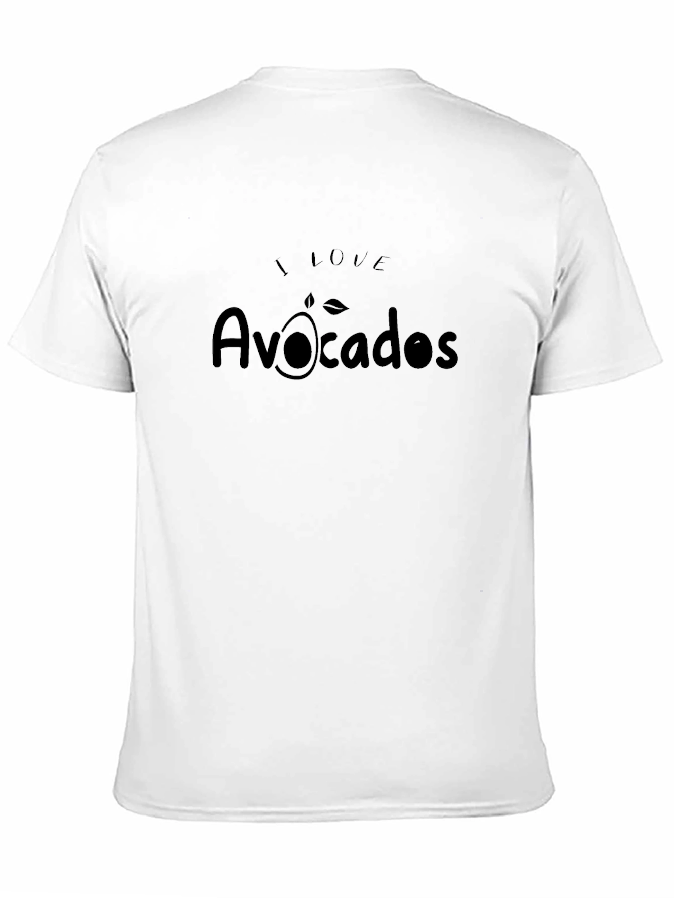 I Love Avocados Black Graphic Tee