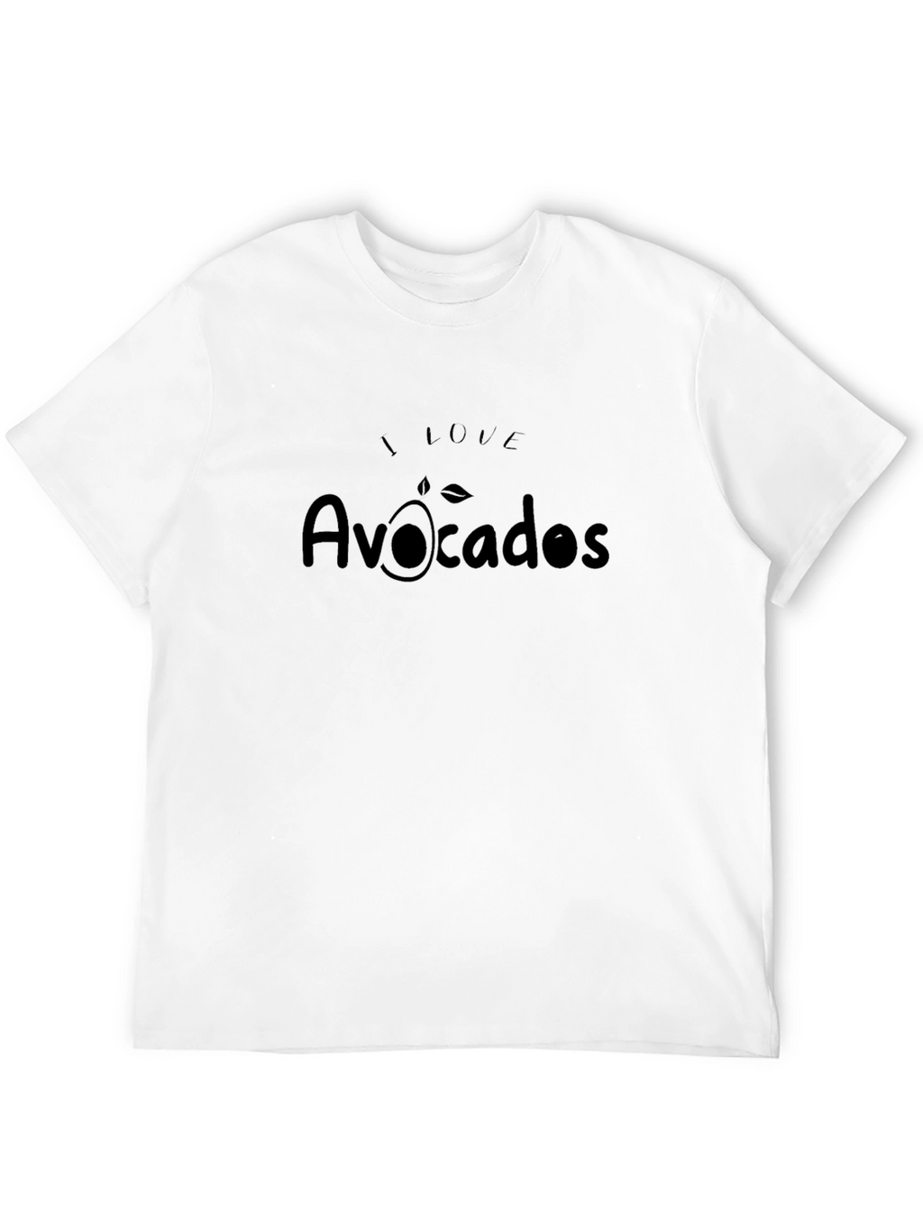 I Love Avocados Black Graphic Tee