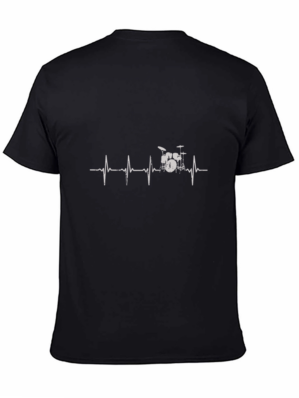 Drumbeat Lifeline Tee - Black Crew Neck