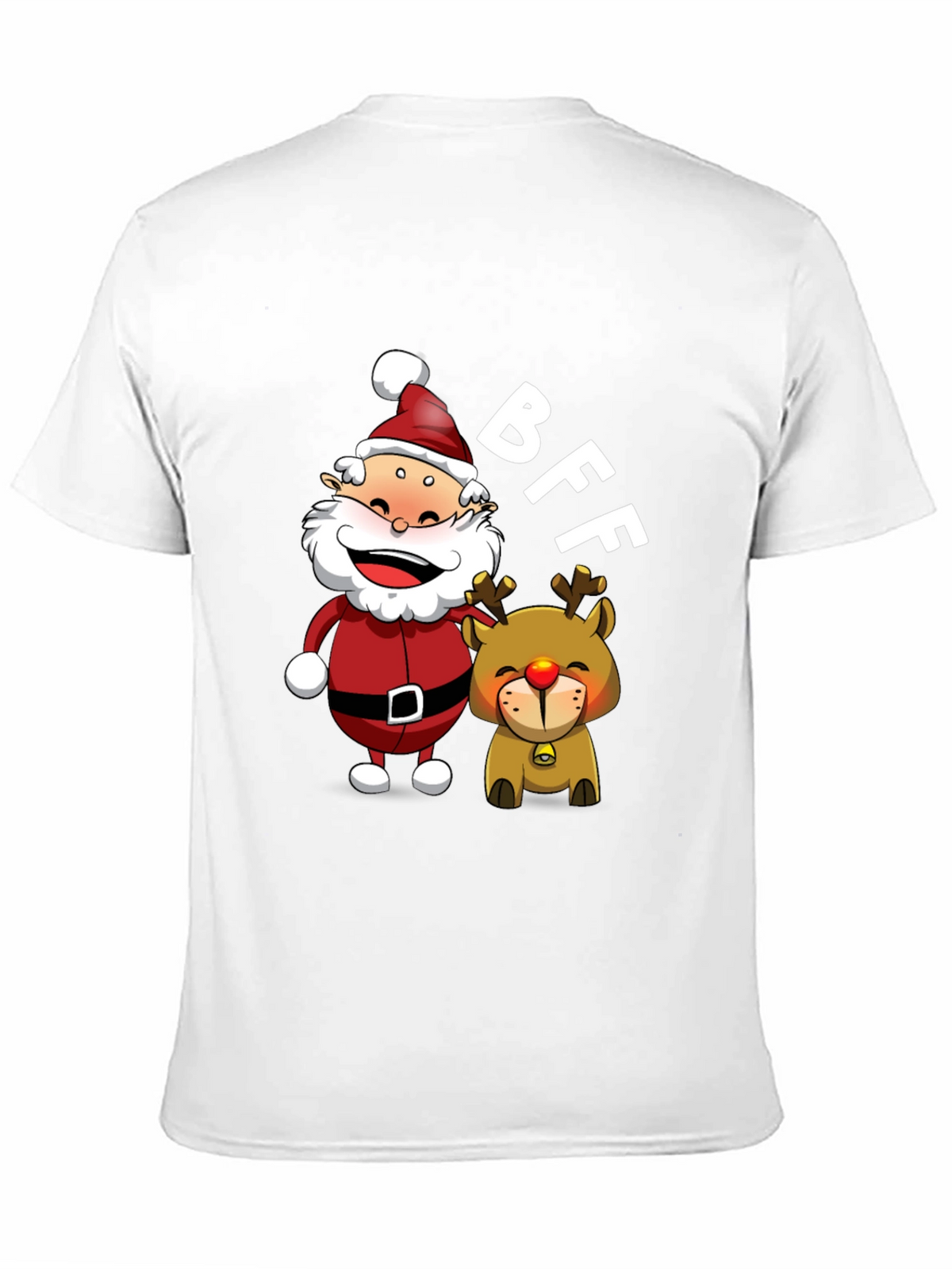 BFF Santa & Reindeer Graphic Tee