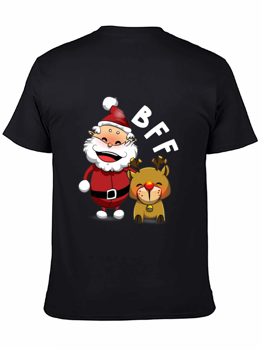 BFF Santa & Reindeer Graphic Tee