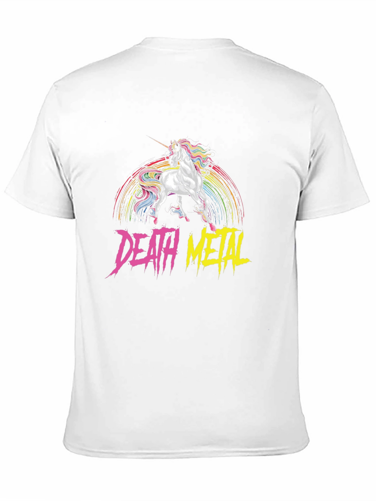 Death Metal Unicorn Black T-Shirt