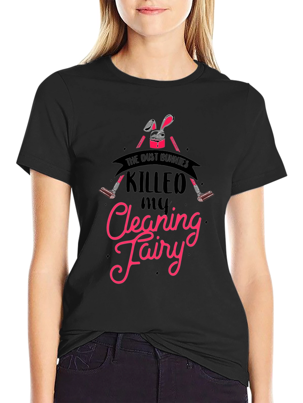 Dust Bunnies Cleaning Fairy T-Shirt