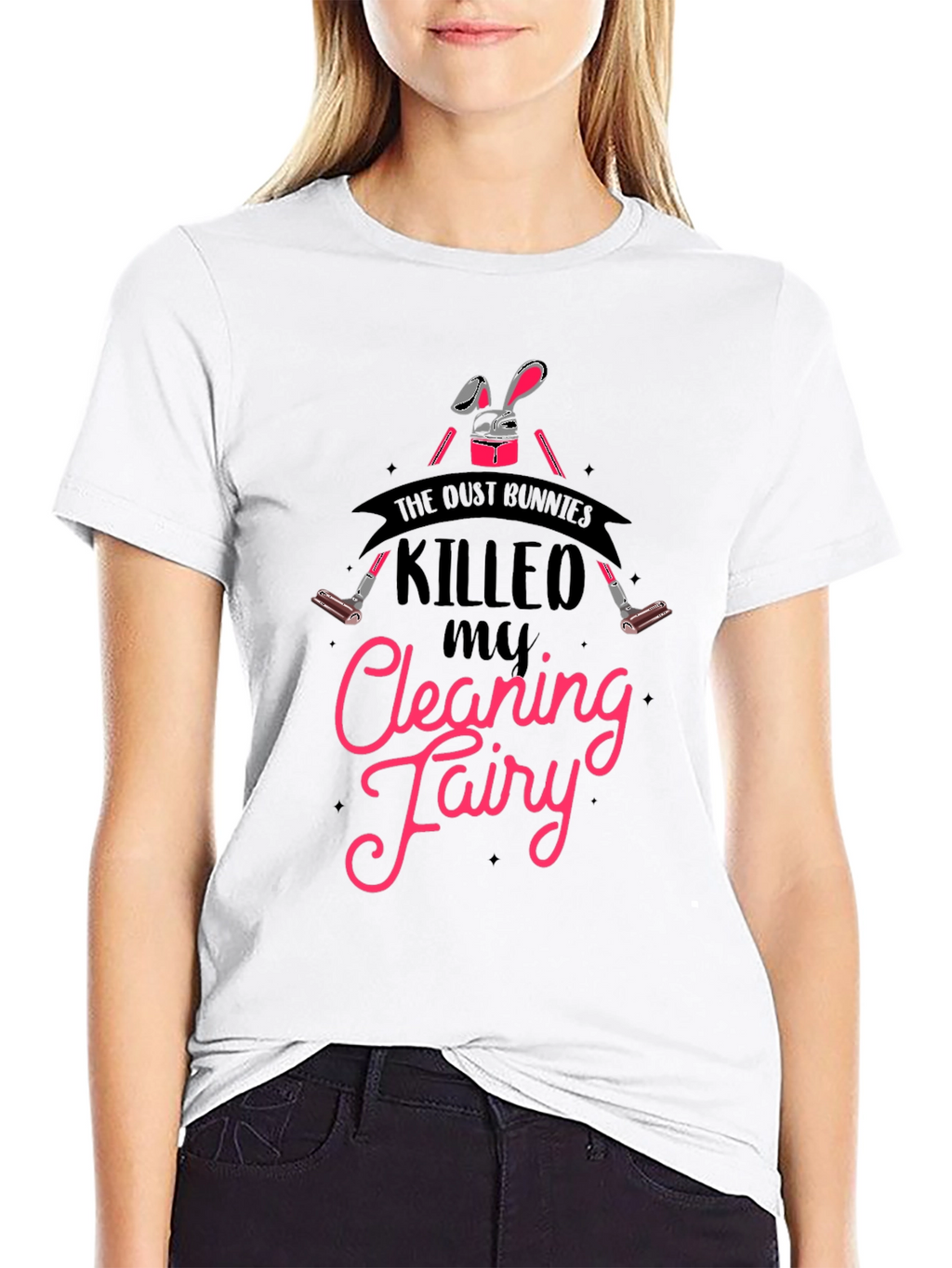 Dust Bunnies Cleaning Fairy T-Shirt