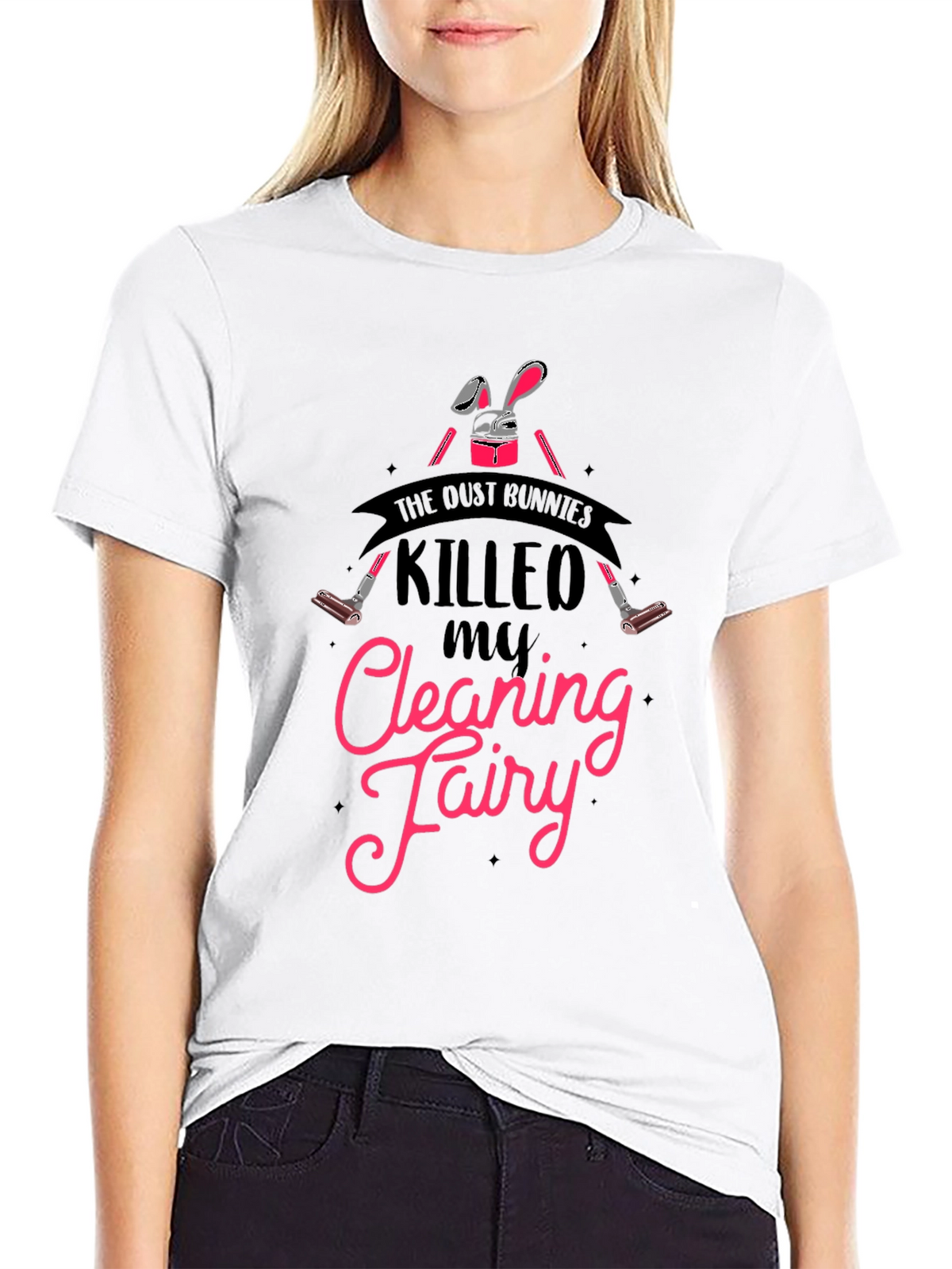 Dust Bunnies Cleaning Fairy T-Shirt
