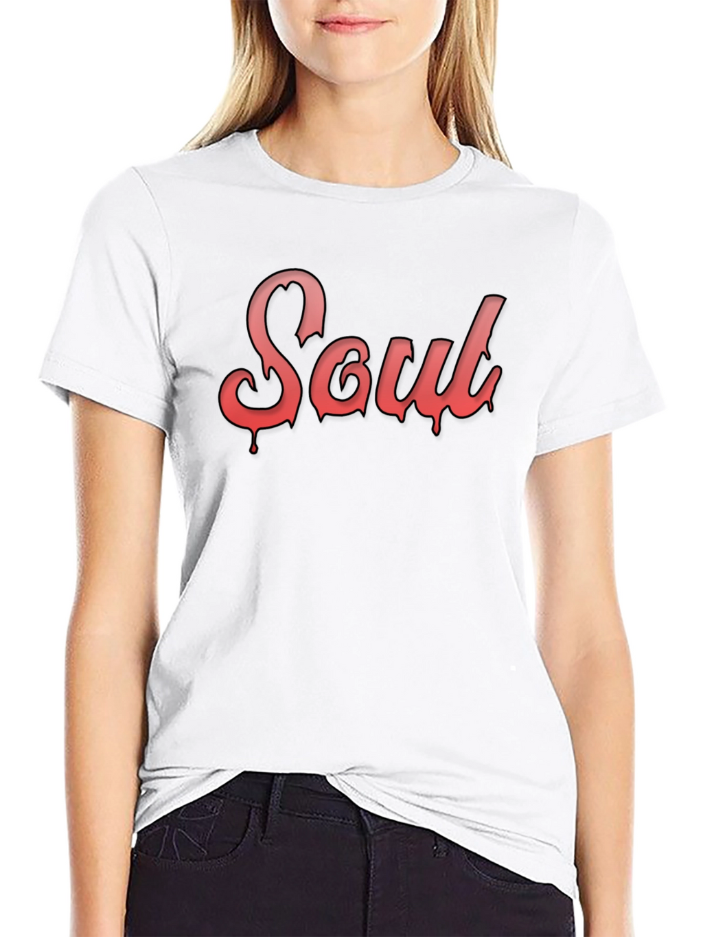 Soul Drip Graphic T-Shirt - Trendy Black Tee