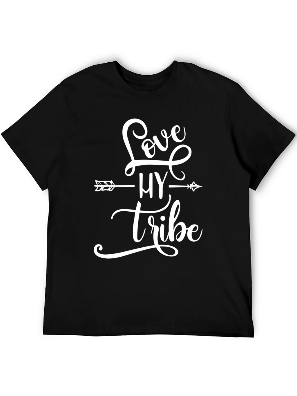 Love My Tribe Graphic T-Shirt - Casual Cotton Tee