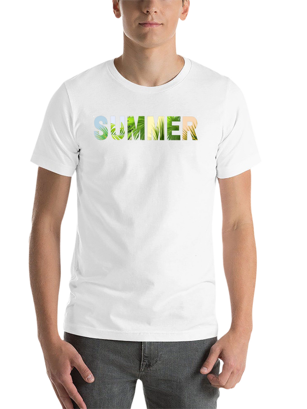 Summer Graphic Print T-Shirt - Black