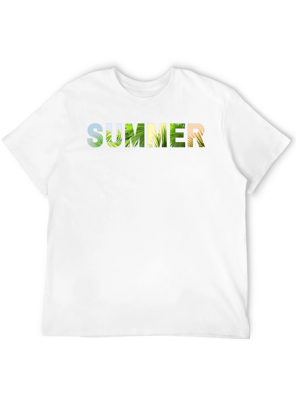 Summer Graphic Print T-Shirt - Black
