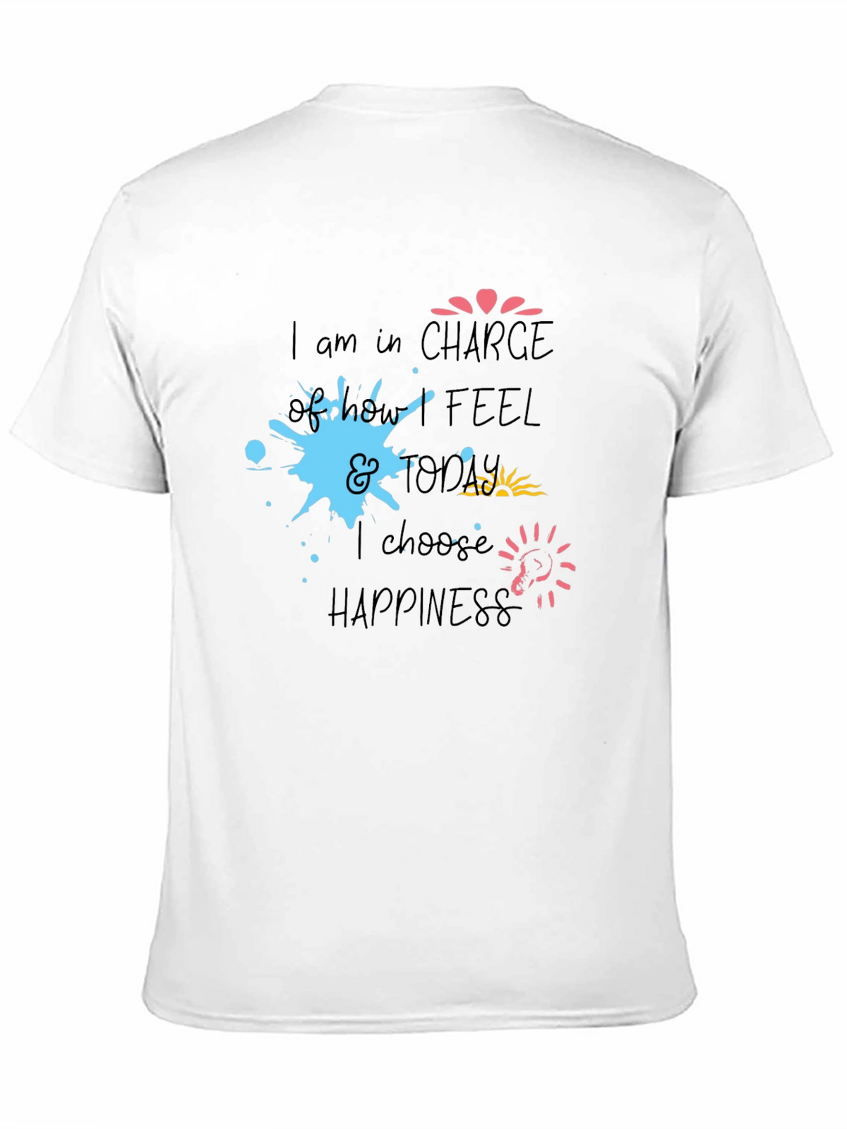 Inspiring Graphic Tee - Choose Happiness