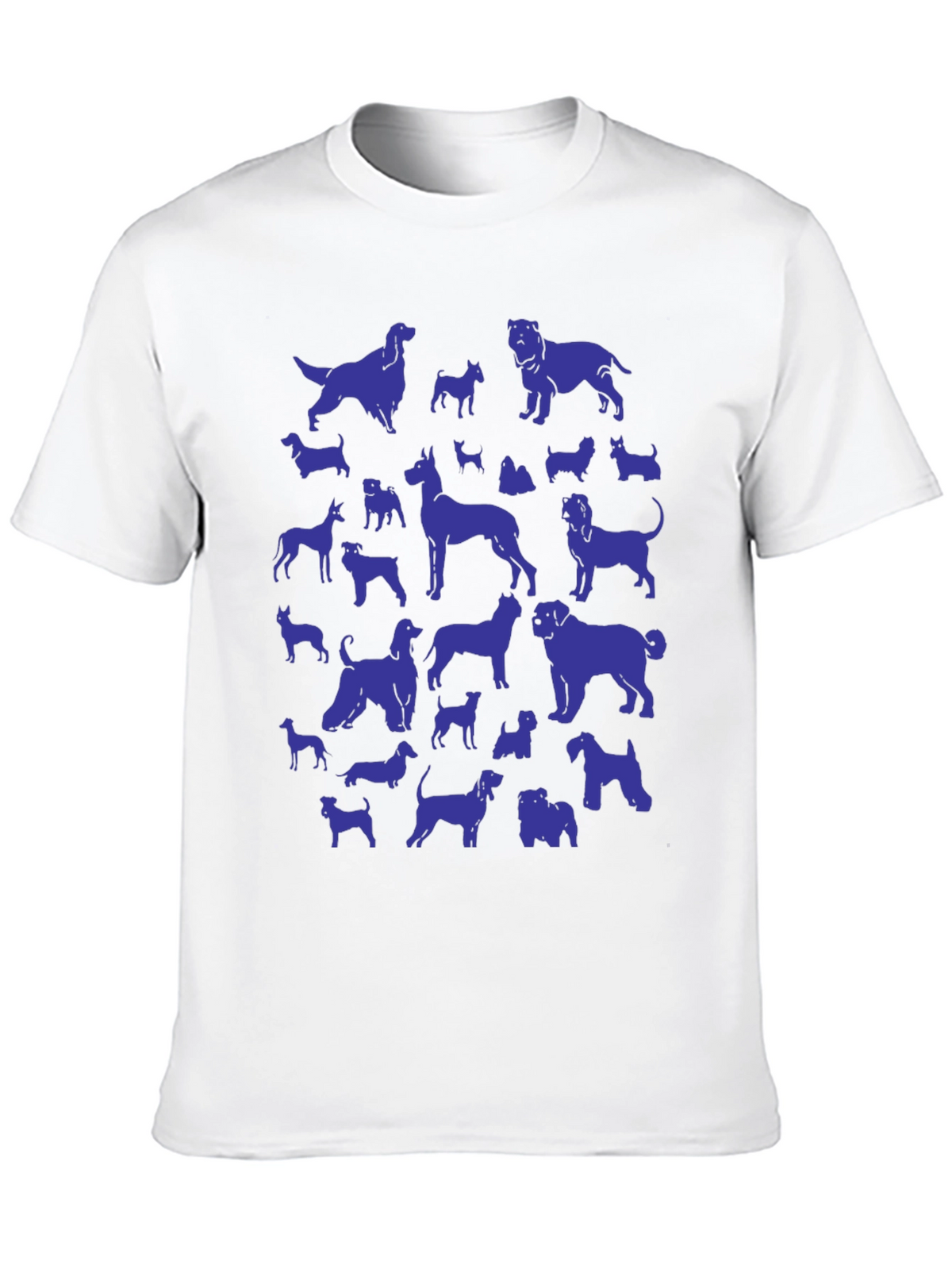 Dog Breeds Graphic Tee - Black