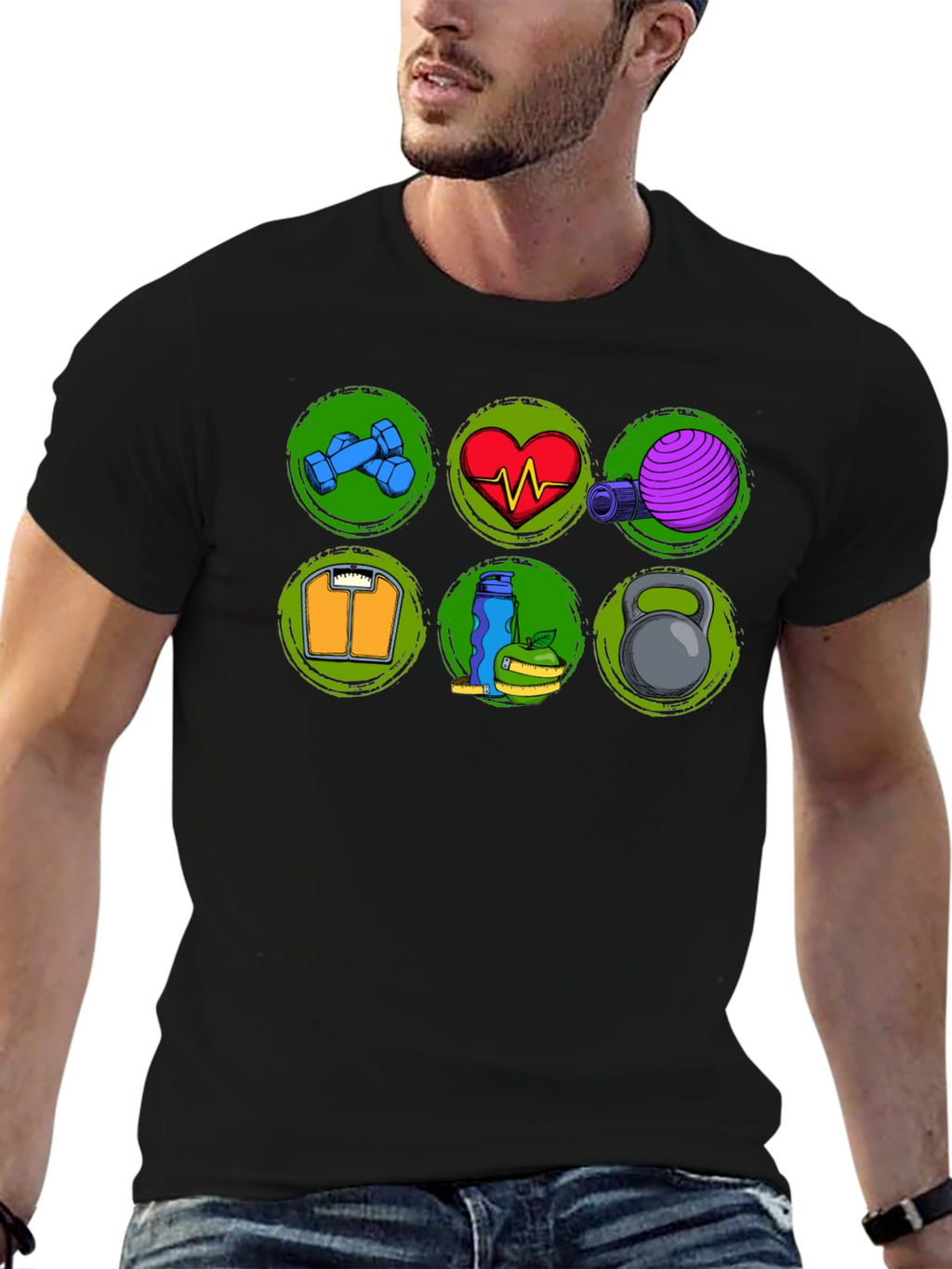 Fitness Graphic T-Shirt: Workout Motivation