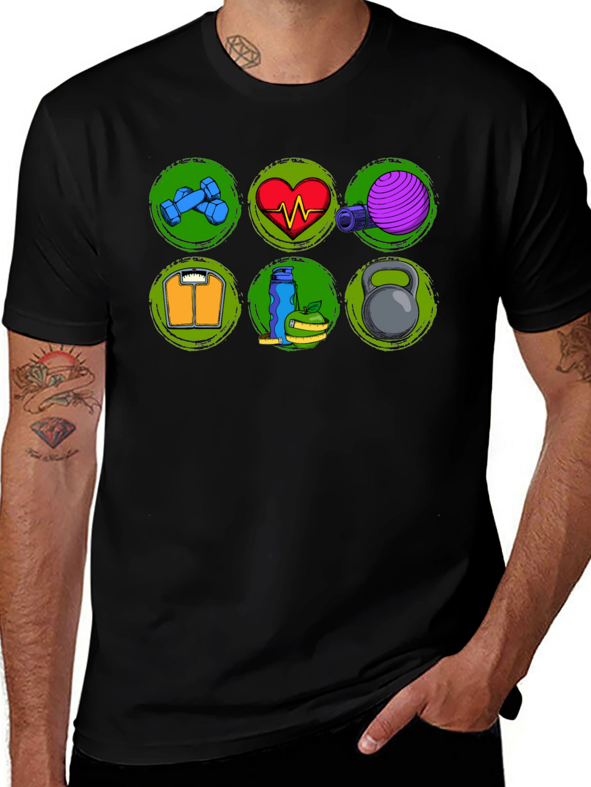 Fitness Graphic T-Shirt: Workout Motivation