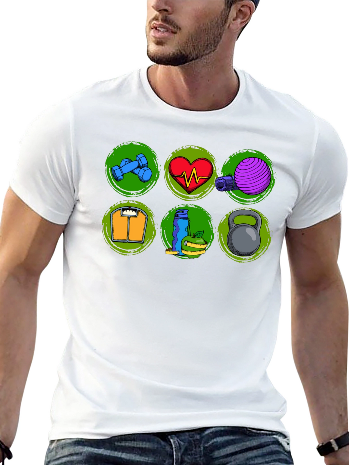 Fitness Graphic T-Shirt: Workout Motivation