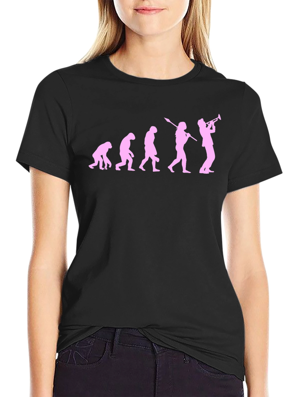 Evolution of Trumpet Player T-Shirt