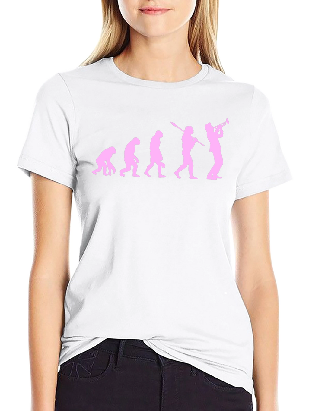 Evolution of Trumpet Player T-Shirt