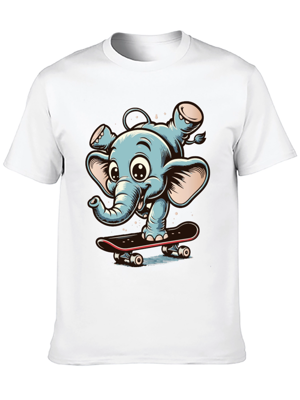 Elephant Skateboard Graphic Tee