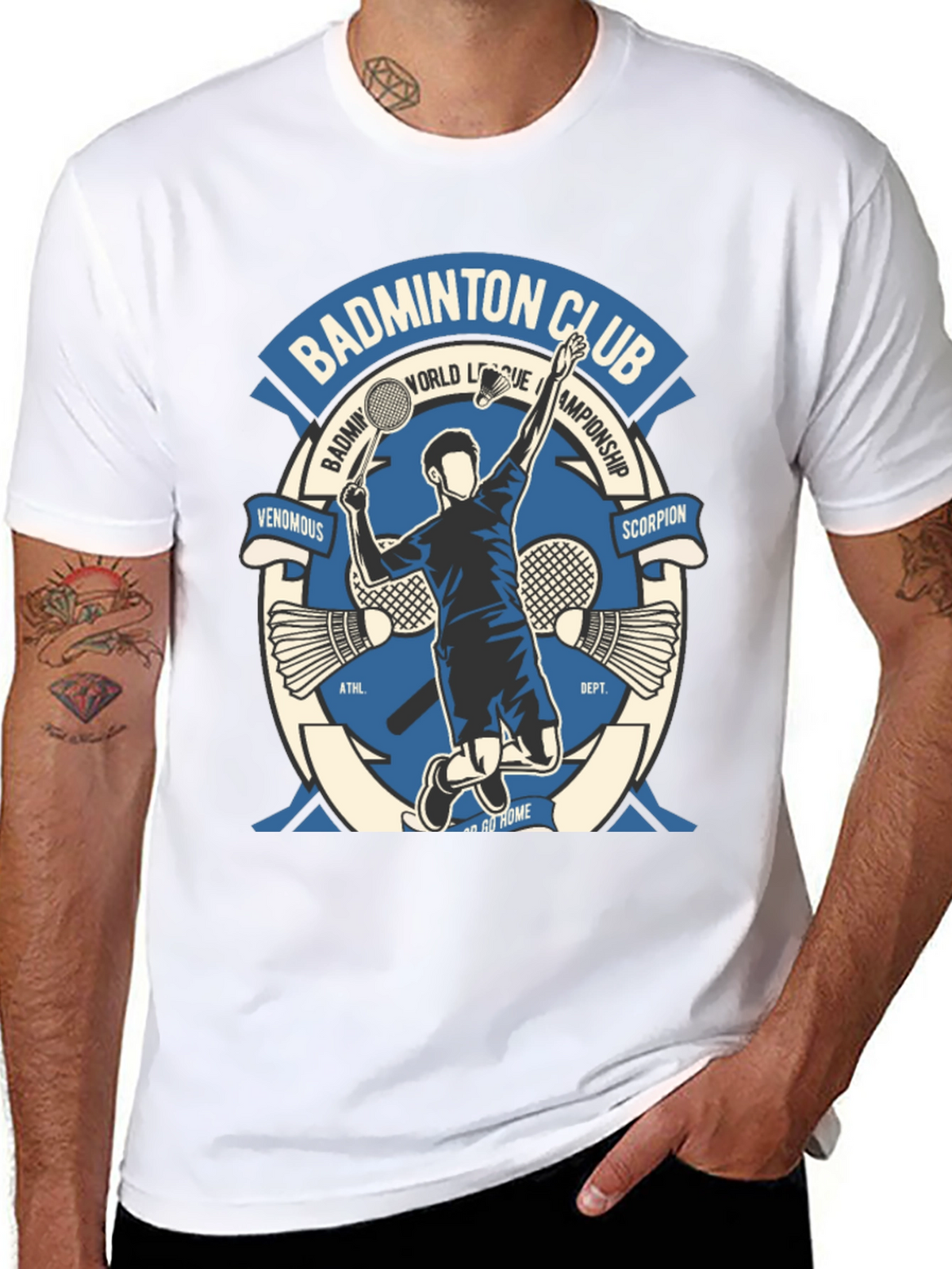 Badminton Club Graphic Tee