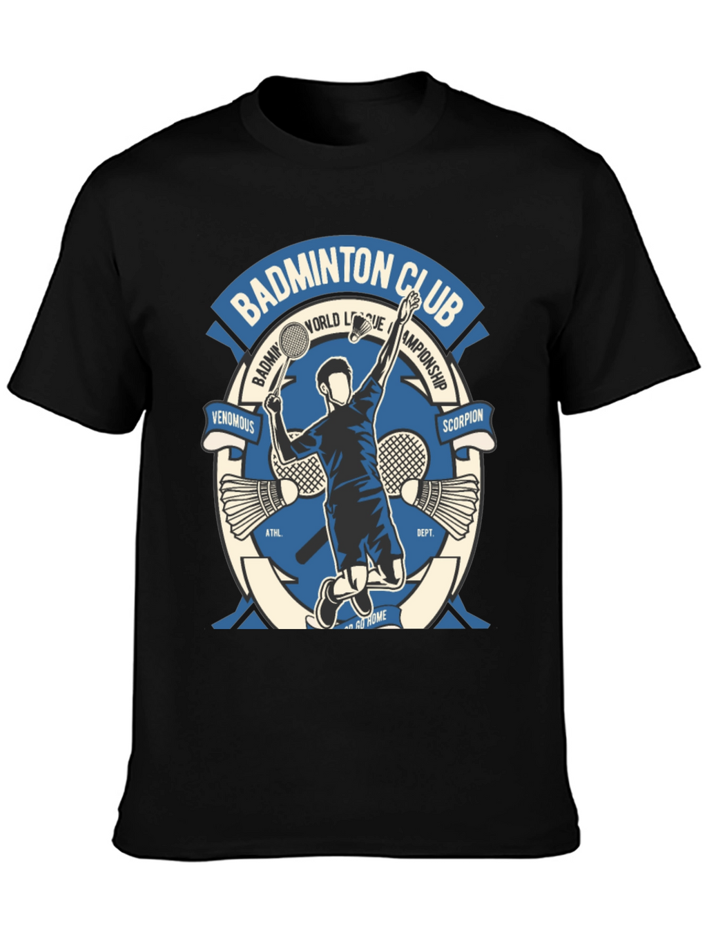 Badminton Club Graphic Tee