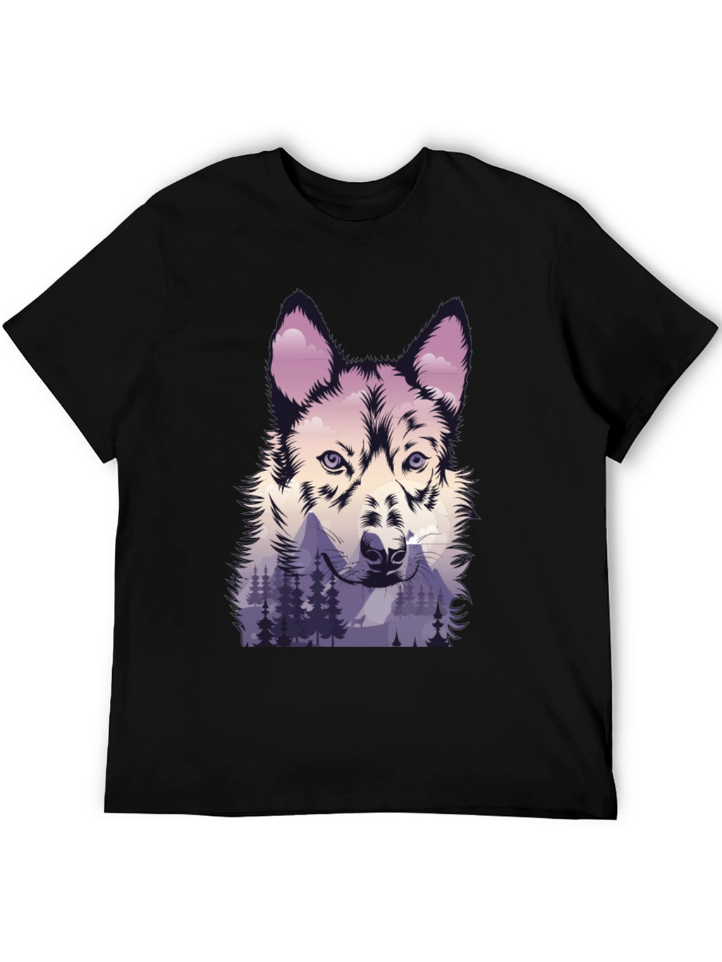 Wolf & Mountain Graphic Tee