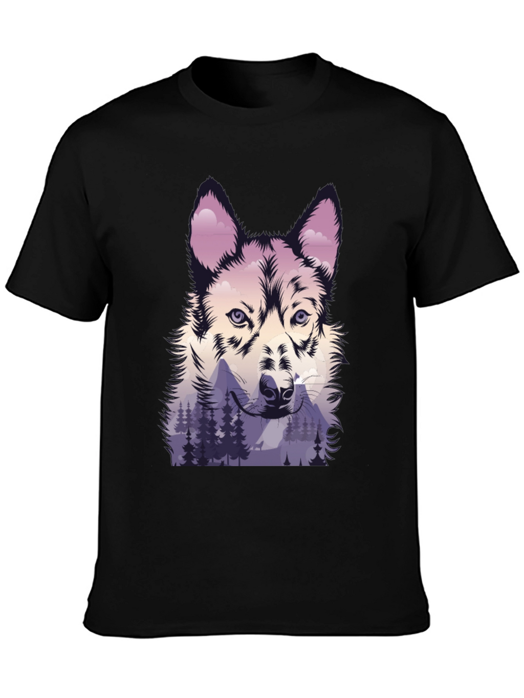 Wolf & Mountain Graphic Tee