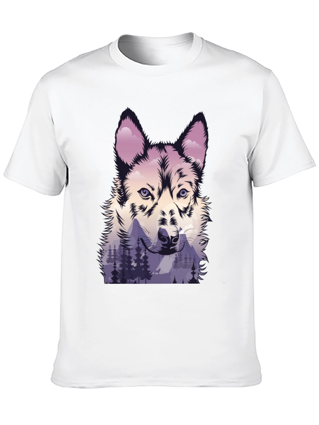 Wolf & Mountain Graphic Tee