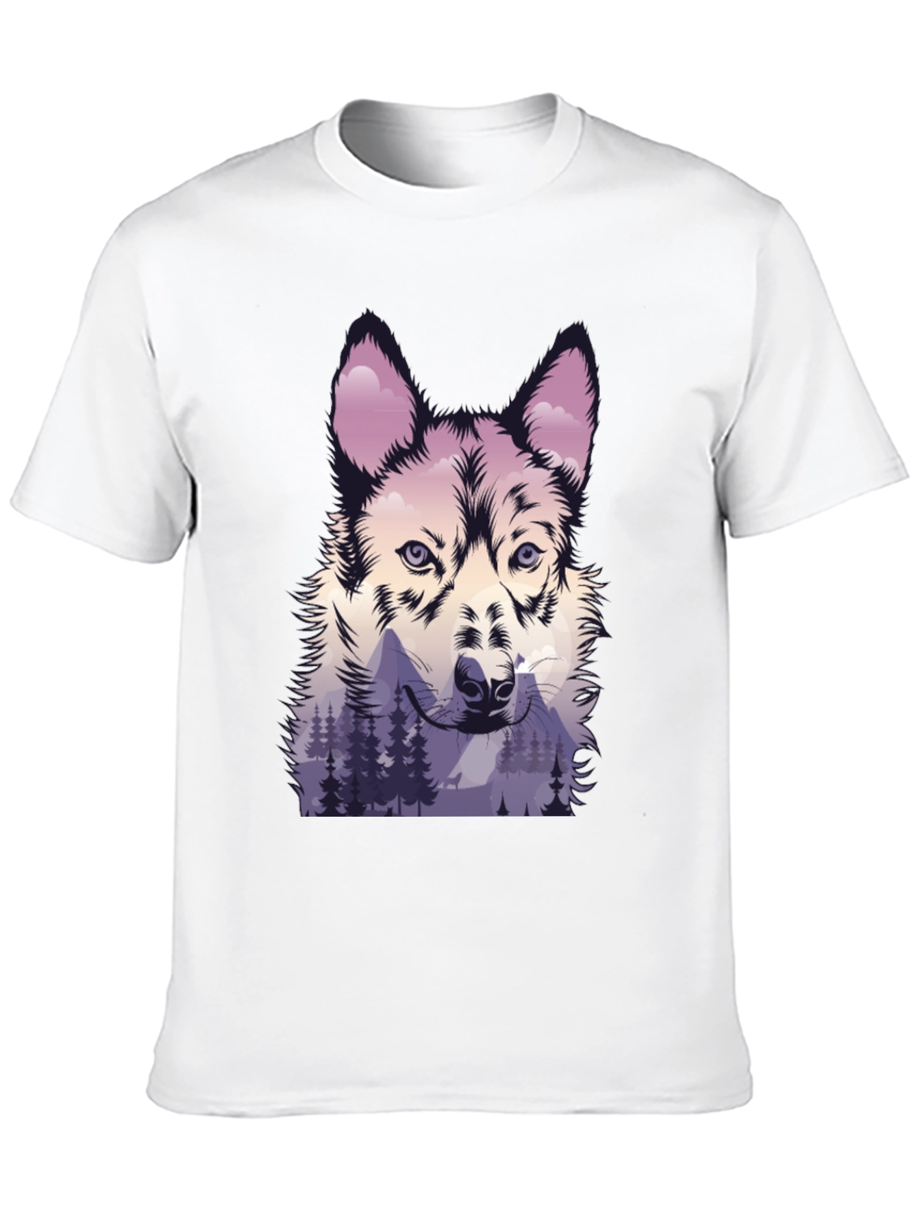 Wolf & Mountain Graphic Tee