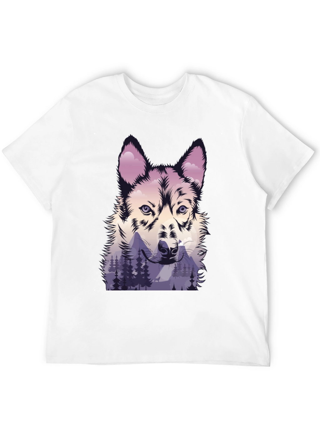 Wolf & Mountain Graphic Tee