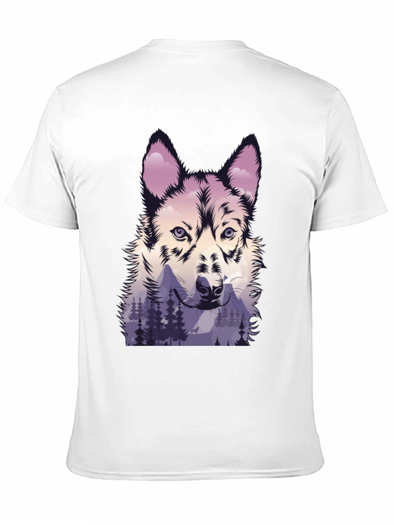 Wolf & Mountain Graphic Tee