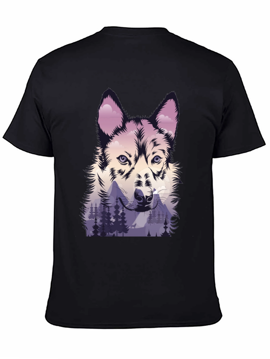 Wolf & Mountain Graphic Tee